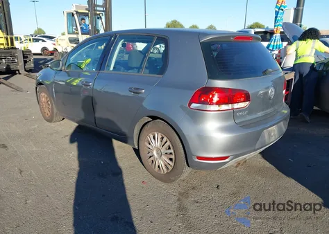 2014 Volkswagen Golf 2.5L from USA, damaged, VIN WVWDB7AJ5EW003086